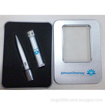 New Arrival! ! ! Crystal Pen USB Drive with 3 in 1 Function